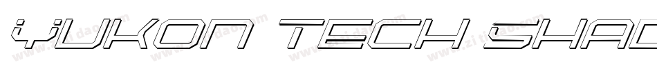 Yukon Tech Shadow字体转换